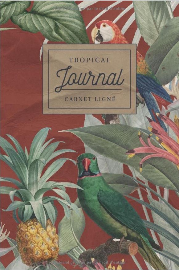 Tropical journal carnet ligné